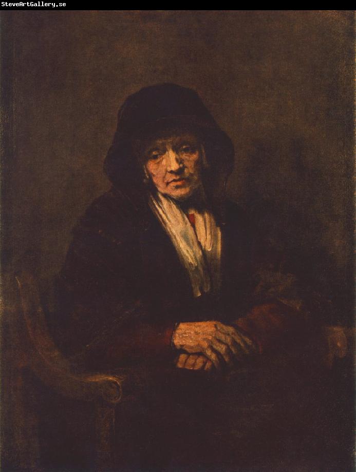 REMBRANDT Harmenszoon van Rijn Portrait of an old Woman